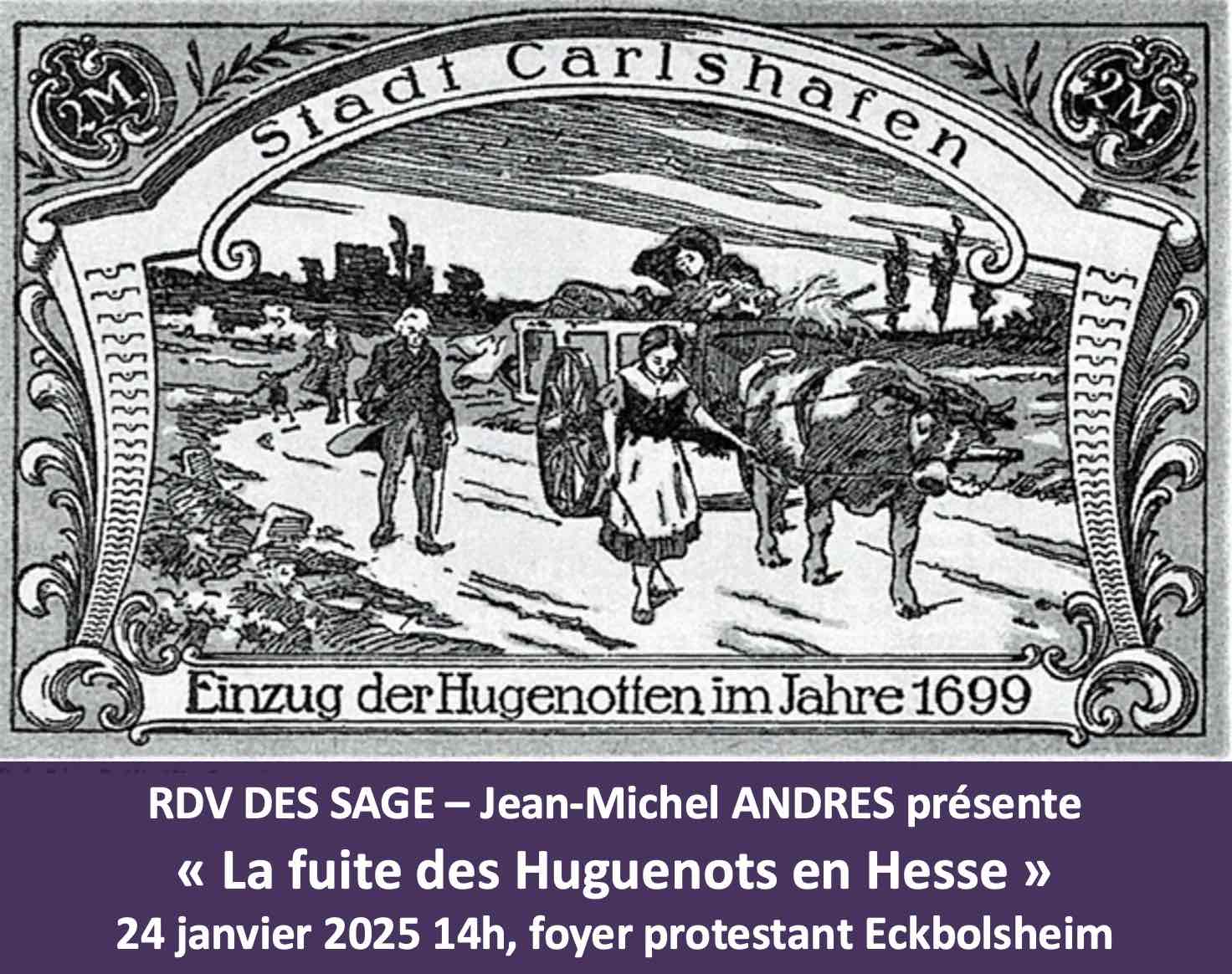 LA FUITE DES HUGUENOTS