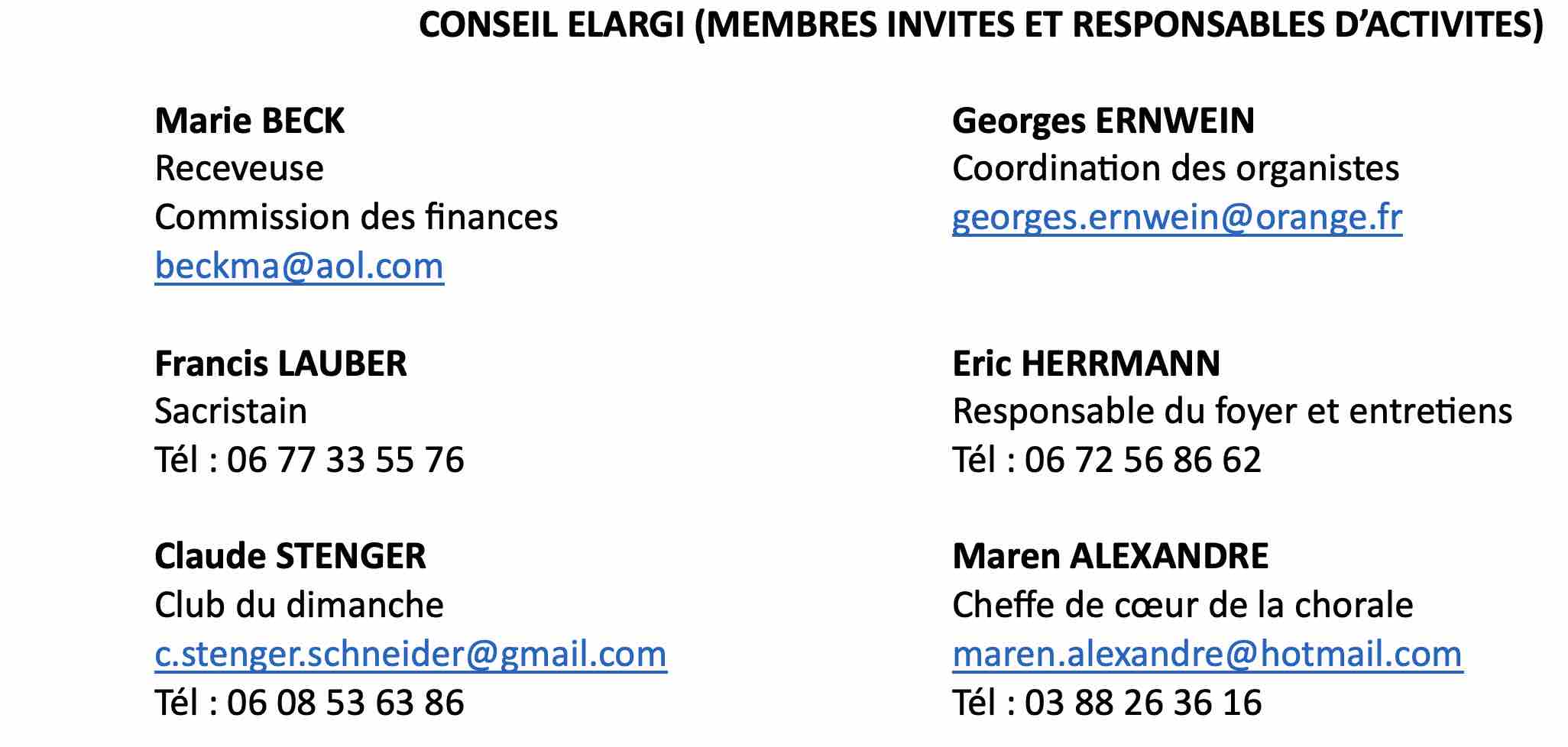 MEMBRES DELEGUES